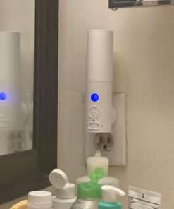 GuruNanda Portable Diffuser Plug-in 2.0 with FREE Essential Oil For Office, Wall Diffuser, Aromatherapy Air Diffuser with Auto Shut Off, Waterless Oil Diffuser For Room Plug-in (1 Pack) 23 61GOXfh23L