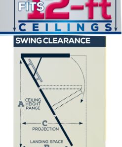 Louisville Ladder AL258P Stair, 25 x 63-Inch Rough Opening 19 61GPWU1wE2L