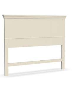 Home Styles Naples White Queen Headboard with Mahogany Wood Solids, Brush Stroke Finish, Raised Panel Design, and Rich White Finish Off-White 15 61GQrSyFxlL