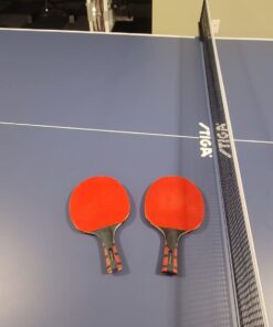 STIGA Evolution Performance Ping Pong Paddle - 6-ply Light Blade - 2mm Tournament-Approved Premium Sponge - Flared Handle for Next-Gen Grip & Control - Performance Table Tennis Racket Original Version 30 61GRMNmzm8L