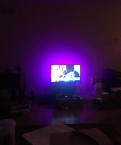 Vansky Led Strip Lights, Bias Lighting for 40-60 inch TV 6.6ft RGB USB Powered LED Light Strip with Remote,TV Backlight Kit for Flat Screen TV,PC 76 61GSHtddtvL