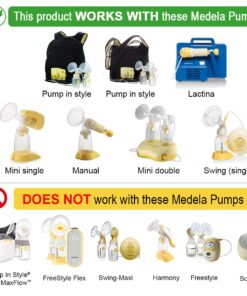 Alternative view of One-Piece Breastshield (19 mm, Extra Small) Compatible with Medela Breast Pumps (Pump in Style, Lactina, Symphony, Single Deluxe, Double Ease); Smaller Than Personalfit 21 mm; Made by Maymom