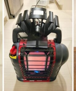 Mr. Heater F232000 MH9BX Buddy 4,000-9,000-BTU Indoor-Safe Portable Propane Radiant Heater, Red-Black 41 61GW3INT3BL