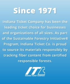 Indiana Ticket CO. 2,000 Blue Raffle Tickets Double Roll, Premium Quality 50/50 Raffle Tickets, Tickets for Events, Carnivals, Door Prizes, Drinks and More 14 61GYLmDg6hL