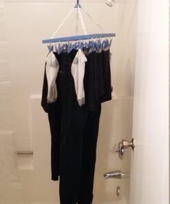 Whitmor Clip and Drip Hanger - Hanging Drying Rack - 26 Clips,Blue 27 61GYf6ADAgL