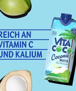 Vita Coco - Pure Coconut Water (330ml x 12) - Naturally Hydrating - Packed With Electrolytes - Gluten Free - Full Of Vitamin C & Potassium 21 61GZhjS5XeL