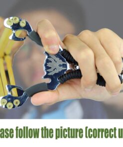 BESTZY Powerful Slingshot Bow Catapult,Outdoor Hunting Sling Shot Rubber Bands by Outdoorstainless High Velocity Most Powerful Profesional A 16 61GZkfH1O7L