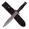 MTECH USA MT-20-77GY Double-Edged Fixed Blade Knife with Black Handle, Grey, 11.25-Inch 4 61GZvJr2xWL