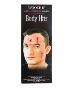 Woochie Classic Latex Appliances - Professional Quality Halloween Costume Makeup - Bloody Hits 4 61Gc7 PojSL