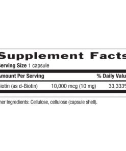 Country Life Biotin High Potency, 10mg, 120 Count, Certified Gluten Free, Certified Vegan, Verified Non GMO 120 Count (Pack of 1) 11 61GcVJ47 5L