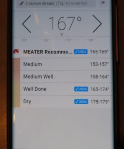 MEATER Plus: Long Range Wireless Smart Meat Thermometer with Bluetooth Booster | for BBQ, Oven, Grill, Kitchen, Smoker, Rotisserie | iOS & Android App 42 61GcaDzPkJL