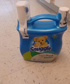 Snuggle Plus Super Fresh Liquid Fabric Softener with Odor Eliminating Technology, Original, 95 Fluid Ounces, 90 Loads 95 Fl Oz (Pack of 1) 41 61Ge7qrh4L