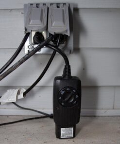 Coleman Cable 2001 Outdoor 24-Hour Mechanical Light Sensor Timer, Black 24-Hour with Light Sensor 21 61Ge8pgNOgL