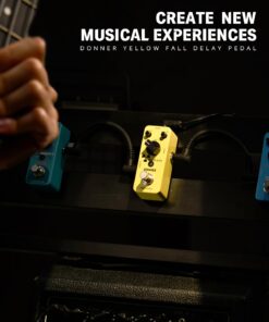 Donner Guitar Delay Pedal, Yellow Fall Analog Delay Guitar Effect Pedal Vintage Delay True Bypass Yellow Delay 23 61GeOyotuyL