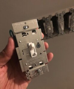 Lutron Ariadni/Toggler LED+ Dimmer | 150-Watt, Single-Pole/3-Way | AYCL-153P-WH | White 47 61GecSRJr3L