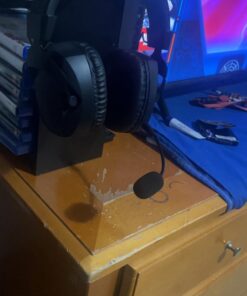 Acinaci Wireless Gaming Headset with Detachable Noise Cancelling Microphone, 2.4G Bluetooth - USB - 3.5mm Wired Jack 3 Modes Wireless Gaming Headphones for PC, PS4, PS5, Mac, Switch, Phone, Tablet Black 50 61GfiCkAuL