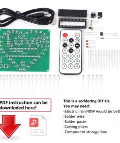 IS DIY Electronics Projects Soldering Practice, Heart Love LED Lights Kit, Remote Control RC Circuit Assemble DIY Soldering Kit No Case 33 61GhJo6 1ZL