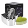 HUINF Cookie Cutter Set, Stainless Steel 5 Pieces Heart Biscuit Cutters with Handle,Professional Heart-Shaped Pastry Cutters for Pastries Doughs Doughnuts