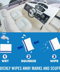 Premium Boat Scuff Erasers | Boating Accessories Gifts for Cleaning Boat Accessories or Gift for Pontoon Fishing Jon Boats Decks Vinyl Boat Cleaner Hull Cleaner Gadgets for Men and Women 3 Pack 39 61Gizpf EuL
