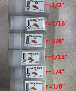 Yakamoz 6Pcs 1/2 Inch Shank Round-Over Router Bits Corner Rounding Edge-Forming Roundover Beading Router Bit Set 13 61GjeQQwHJL