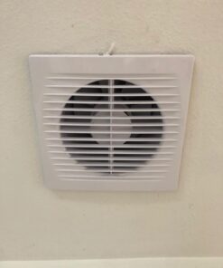 Hon&Guan 6'' Wall Exhaust Fan Through Wall Fan, 116 CFM Garage Exhaust Fan Bathroom Wall Exhaust Fan for HVAC System, Super Silent, Strong Exhaust Fan 150C HGA-C 16 61Gkdv6Z5HL