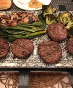 Swissmar KF-77081 Stelvio 8-Person Raclette Party Grill with Granite Stone Grill Top, Brushed Stainless Steel 44 61GlNHFbPHL