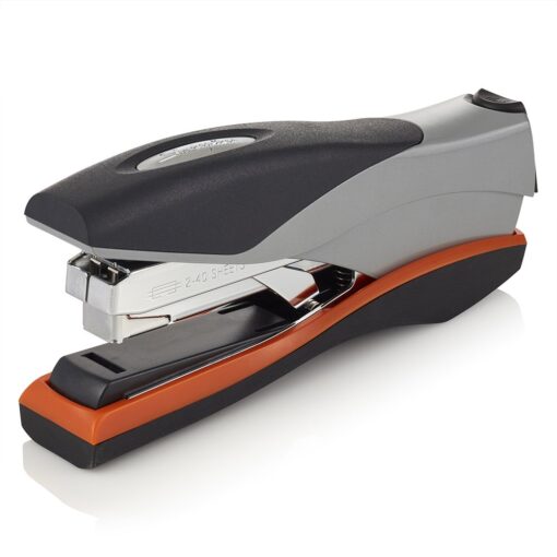 Swingline Stapler, Full Strip Desktop Stapler, 40 Sheet Capacity, Low Force, Optima 40, Silver/Black/Orange (87840)