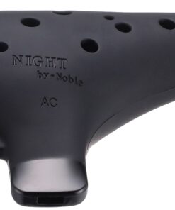 Night By Noble Plastic Ocarina Alto C Tone Black Rubber Finish 18 61GoUcaUWvS