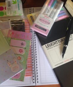 LEUCHTTURM1917 - Notebook Hardcover Medium A5-251 Numbered Pages for Writing and Journaling (Black, Dotted) Black 67 61Gu6xsPI0L