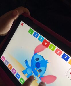 Amazon Fire HD 8 Kids Pro tablet- 2022, ages 6-12 | 8" HD screen, slim case for older kids, ad-free content, parental controls, 13-hr battery, 32 GB, Rainbow Universe 40 61Gu7aKL8oL