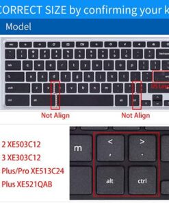 Keyboard Cover for Samsung Galaxy Chromebook Go 14" /Chromebook 4 3 2 XE310XBA XE500C13 XE501C13 XE500C12 11.6"/ Chromebook 4 15.6" XE350XBA /Chromebook Plus V2 XE520QAB XE521QAB 12.2 -Rainbow Rainbow 23 61GuX1x5k1S