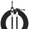 KIRLIN Cable LGI-202-10/BK 10-Feet Straight to Right Angle 1/4-Inch Plug LightGear Instrument Cable with Black PVC Jacket 10 feet 6 61GvRNfQR4L