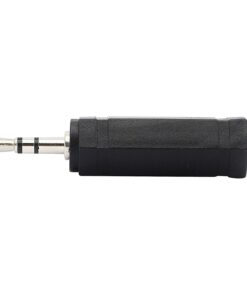 CERRXIAN 3.5mm 1/8 3 Pole Male Plug to 6.35mm 1/4 Inch Female Stereo Jack Audio Adapter Headphone Microphone Converter Connector-2 Pack 13 61GxnCEbwL