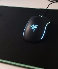 Reflex Lab Large Extended Gaming Mouse Pad Mat XXL, Stitched Edges, Waterproof, Ultra Thick 5mm, Wide & Long Mousepad 36”x12”x.20 Green Pro 36 Heavy 30 61Gy6lwopEL