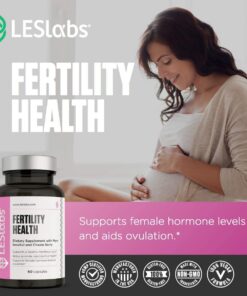LES Labs Fertility Health – Cycle Regulation, Ovulation & Fertility Support, Hormonal Balance, Ovarian Health – Myo-Inositol, Vitex, Chaste Tree, DIM & Folate – Non-GMO Supplement – 60 Capsules 23 61Gy9544eKL 1