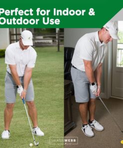 Practice Golf Balls (16-Pack) Limited-Flight Foam Golf Balls to Improve Your Swing - Dent Resistant Yellow Golf Balls Practice - Perfect for Indoors, Basement & Backyard. Perfect for Men and Kids. Ethylene Vinyl Acetate (EVA) 10 61GyOfePYJL