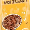Whole, Shelled & Dry Roasted Georgia Pecans With Himalayan Salt (1 Lb.) - Small Batch Roasted - Vegan & Keto Friendly - Healthy Southern Tastiness - Farm Fresh Nuts Brand salted 1 Pound (Pack of 1) 18 61Gyb7AkKHL