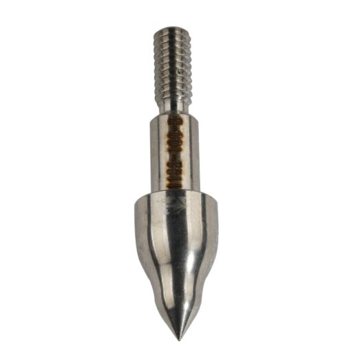 BOWCORE Premium Stainless Steel Archery Target Field Points: Screw in Bullet or Combo Field Point for Multiple Arrow Sizes - 1 Dozen 11/32"-stainless steel-combo shape 250 grains