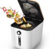 Electric Composter for Kitchen, iDOO 3L Smart Kitchen Composter Countertop, Auto Home Compost Machine Odorless, Food Cycler Waste Composter Turn Waste to Pre-Compost for Plants (composter) 12 61H IFdXDjL