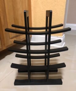 Oceanstar 12-Bottle Bamboo Wine Rack, Dark Espresso 22 61H qgjBa8L