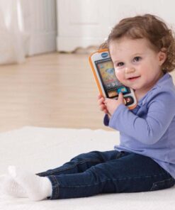 VTech Touch and Swipe Baby Phone, Orange Standard Packaging 21 61H0vtUsfJL