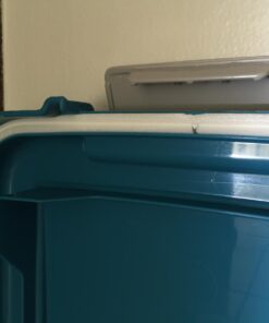 IRIS USA 33qt + 12qt Airtight Pet Food Container Combo with Scoop, Blue Moon Blue Moon/Clear 25 61H11YUxqfL