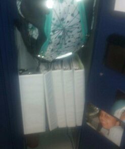 LockerMate Wire Locker Stac-A-Shelf, 12-1/2"H x 10"W x 11-1/2"D, Assorted Colors 14 61H1UaCQpfL