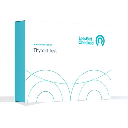 LetsGetChecked - at-Home Thyroid Test | CLIA Certified | Private and Secure | Online Results in 2-5 Days | Test for TSH, FT4 & FT3 | (Not for NY Based) 1 Count (Pack of 1)