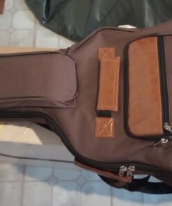 CAHAYA Guitar Bag 40 41 42 Inches 6 Pockets Guitar Case Water Resistent Oxford Cloth 0.5 Inch Extra Thick Sponge Overly Padded for Acoustic Classical Guitar with Anti-theft Pocket CY0150 35 61H25kAr hL