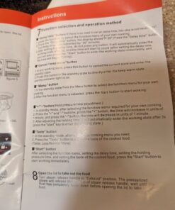 Electric Pressure Cooker: 6 Quart 9-in-1 Multi-Functional Built-in 11 Presets Programs Pressure Pot, Multi Cooker, Slow Cooker, Rice Cooker, Steamer, Sauté, Yogurt Maker, Warmer & Sterilizer 6 Quarts 36 61H5UPhmIkL 2