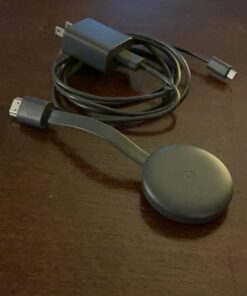 Google Chromecast - Streaming Device with HDMI Cable - Stream Shows, Music, Photos, and Sports from Your Phone to Your TV Black 48 61H8kkH3 PL