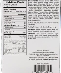 Pure Protein Bars, High Protein, Nutritious Snacks to Support Energy, Low Sugar, Gluten Free, Chocolate Deluxe, 1.76 oz., 12 Count(Pack of 1) (Packaging may vary) 36 61HAcXWEXwL