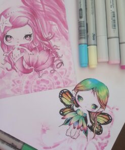 Copic Ciao Alcohol Markers, Doodle Kit Rainbow, 5 markers + 2 pens Art markers, alcohol markers, permanent marker, alcohol-based markers, illustration markers, brush tip marker, dual tip markers 10 61HCZIHOezL