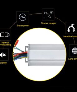 Alternative view of Dioche Motor Brushless Controller, 36V/48V 1000W Motor Sine Controller for E-Bike Scooter